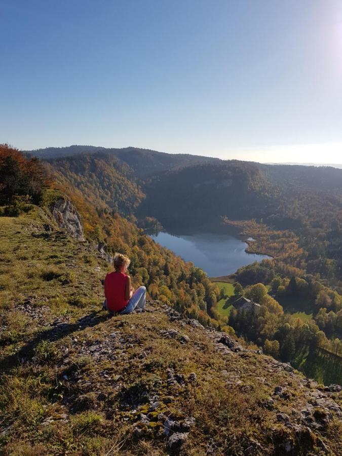Gite Grande Capacite Au Calme Circuit Cascades Du Herisson Bonlieu Екстер'єр фото