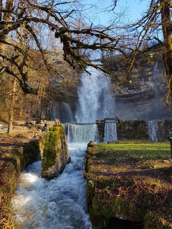 Gite Grande Capacite Au Calme Circuit Cascades Du Herisson Bonlieu Екстер'єр фото